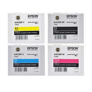 Ensemble de cartouches d'<span class=keywords><strong>encre</strong></span> pour imprimante d'étiquettes couleur C6030A pour C6530 Ep-iSon, <span class=keywords><strong>encre</strong></span> quadricolore + boîte de maintenance C13T44E - Product Image 5