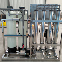 Machine de purification d'eau par osmose inverse intelligente SIMIECO PLC, filtration profonde de l'eau brute industrielle, pompe de traitement 500L/h 1