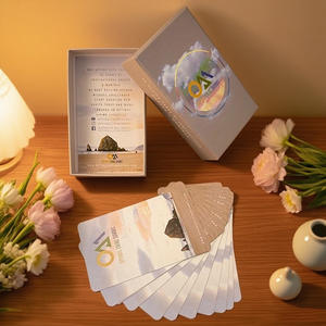 Cartes de tarot personnalisées, 52 cartes d'<span class=keywords><strong>action</strong></span> d'affirmation positive et inspirante pour la santé mentale, imprimées - Product Image 3