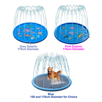 Arroseur antidérapant pour enfants et piscine pour bébé pour apprendre l'arroseur et le tapis de jeu Splash, tapis d'arrosage extérieur gonflable