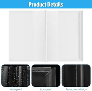 <span class=keywords><strong>Protège</strong></span>-cahiers transparents en PVC imperméables avec protection - Product Image 6