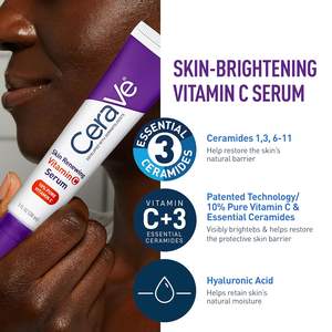 Ensemble sérum et crème de nuit à la vitamine C avec 10 % de vitamine C pure et complexe de peptides pour éclaircir et hydrater la peau - Product Image 2