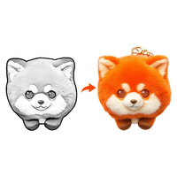 Jouets en peluche personnalisés, porte-clés animaux en peluche, OEM ODM, animaux mignons, breloques de sac à dos en peluche personnalisées