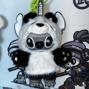 Muñeco de Peluche Auténtico Stitch Panda de PVC y ABS, Edición Limitada Serie GenZ Street, 15cm, Coleccionable, Caja Sorpresa de Animación Occidental - Product Image 3