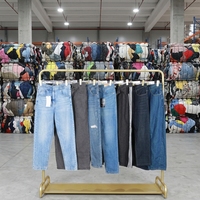 Diskon Super Celana Jeans Denim Pria Vintage Bekas Grosir Celana Jeans Kasual Bekas untuk Ekspor