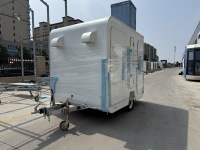 Unités de douche portables de luxe écologiques à 2-4 postes, remorque sanitaire pour appartement et usage extérieur