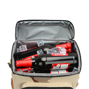 Bolsa Térmica Impermeable de Camuflaje Cuadrada 300D de Moda al por Mayor, Duradera, de Oxford, con Asas para Entrega de Alimentos, Trabajo y Oficina - Product Image 2