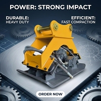 Compacteur vibrant haute fréquence pour roulements de moteur, remblais de sol et gravier, certifié CE ISO9001, pour excavatrices 2-40t, marque BUOCHUANGH 1
