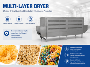 Machine d'Extrusion Alimentaire Électrique Entièrement Automatique en Gros pour Usine, Équipement de Fabrication de Céréales de Petit-Déjeuner à Base de Farine de <span class=keywords><strong>Blé</strong></span>, Flocons de Maïs - Product Image 1