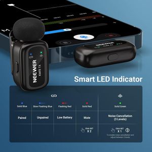Micrófono inalámbrico de solapa ligero <span class=keywords><strong>KM19</strong></span>, 48kHz/24bit, batería de 30H, reducción de ruido de 3 niveles, mini micrófono inalámbrico de solapa. - Product Image 5