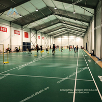 Tente de badminton de basket-ball de tennis de table en PVC durable pour l'extérieur, tente modulaire à usage intensif, coupe-vent, pour chapiteau de terrain de sport, vente en gros
