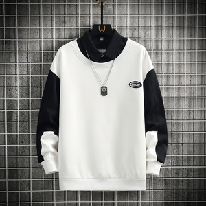 Nueva sudadera con capucha para hombre, otoño-invierno, con cuello de camisa, estilo casual, manga larga, tela suave, cómoda y transpirable. - Product Image 3