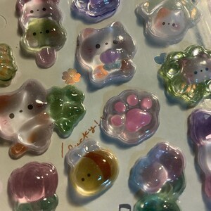 Autocollants 3D creux en relief à faible MOQ, motifs animaux mignons, pour scrapbooking, papeterie DIY, décoration et fournitures scolaires - Product Image 3