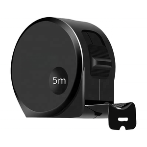 Regla de medición de cinta de acero dorado negro de 3 m, 5 m, 7,5 m, 10m, regla de caja, cinta de medición de acero resistente al desgaste y a caídas - Product Image 1