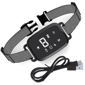 Hondentrainingshalsband Digitaal Display Blaffende Stop Touchscreen Opladen Waterdichte Intelligente Hondentrainer - Product Image 2