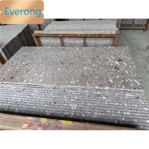 Naturale grigio chiaro viola pallido granito pietra <span class=keywords><strong>di</strong></span> <span class=keywords><strong>tufo</strong></span> vulcanico lastre <span class=keywords><strong>di</strong></span> piastrelle con grani grandi aggregati - Product Image 6