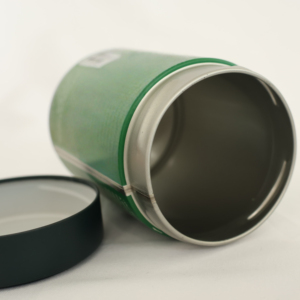 Tùy Chỉnh Thiết Kế Đẹp Thực Phẩm An Toàn Kim Loại Trà Container 73*110Mm Vòng Sang Trọng Kín Lỏng Trà Tin Có Thể Bao Bì Với Vít Nắp - Product Image 3