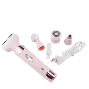 Di alta qualità t9 tagliacapelli quattro-in-uno per capelli e ascella epilatore USB ricaricabile rasoio elettrico con doppia lama per uso corporeo