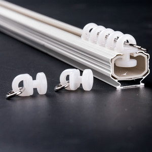 IKSUN Moderne Double Rails Droit <span class=keywords><strong>Rideau</strong></span> Piste Côté Nano Silence <span class=keywords><strong>Tringle</strong></span> À <span class=keywords><strong>Rideau</strong></span> Accessoires Plafond Installation <span class=keywords><strong>Rideau</strong></span> Rail - Product Image 5