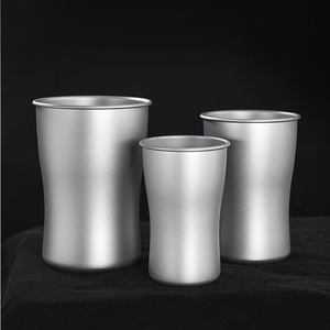 Tasse à bière en titane 240ml/420ml/650ml, tasse multi-usages empilable en titane, tasse à thé et à café pour le camping, <span class=keywords><strong>la</strong></span> <span class=keywords><strong>randonnée</strong></span>, les pique-niques, <span class=keywords><strong>la</strong></span> maison - Product Image 3