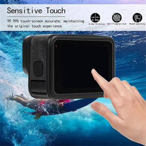 LCD + lente + película de pantalla pequeña 2.5D 9H Protector de pantalla de vidrio templado antiburbujas para cámara GoPro Hero 13 12 11 10 9 8 - Product Image 3