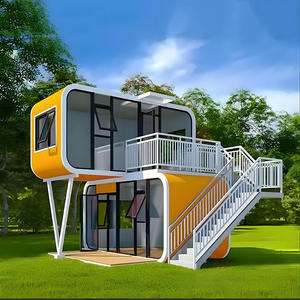 บ้านคอนเทนเนอร์เหล็กสมัยใหม่ แอปเปิ้ล แคบิน บ้านสำเร็จรูป อพาร์ทเมนท์ ดีไซน์มินิมอล สมาร์ทโฮม สตูดิโอหลังบ้าน น้ำหนักเบา - Product Image 5