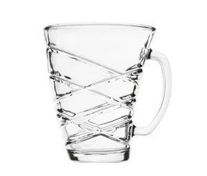 Bengbu Supplier Promotion Cheap Unique juice coffee glass cup mug wholesale