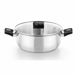 Pentola Elite in acciaio inox con coperchio in vetro 24 cm (Monix M240324) - Product Image 2