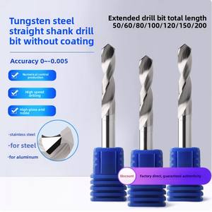 50 ° لقمة حفر طويلة غير مطلية بطول 50 60 80 100 120 150 200 - Product Image 2