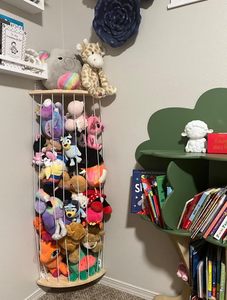 Có Thể Điều Chỉnh Gỗ Thú Nhồi Bông Tổ Chức Lớn Treo Tường Lưu Trữ Sang Trọng <span class=keywords><strong>Net</strong></span> Cho Trẻ Em Phòng Ngủ Nursery Trang Trí Nội Thất Gấu Bông Lưu Trữ - Product Image 4