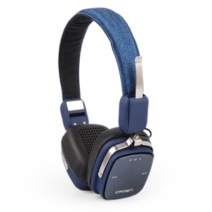 Jeans <b>Wireless</b> Bluetooth Headphones With Built In <b>Microphone</b> Over Ear Design - Product Image 3