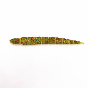 Señuelos de gusano de sanguijuela para pesca de roca suave, 3 pulgadas, Lucio de lubina, aparejos de pesca, cebos de trucha, gusano - Product Image 5