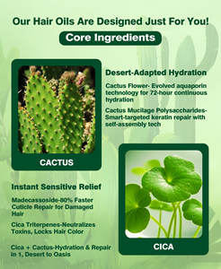 GATASE a base di fiori di erbe e Cactus ripristina tutto in uno <span class=keywords><strong>Spray</strong></span> nutriente per balsamo nutriente per capelli ricci crespi - Product Image 2