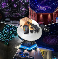 Kits de lumières étoilées en fibre optique Twinkle pour plafond, toit, ciel étoilé, sauna