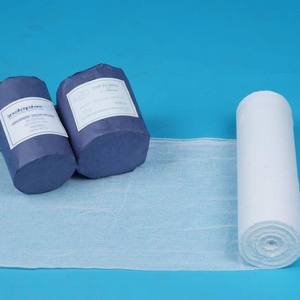 ผ้าก๊อซผ้าฝ้ายทางการแพทย์ผ้าพันแผลผ้าพันแผลผ้าพันแผลผ่าตัดผ้าฝ้าย100% ที่มีม้วนผ้าฝ้ายตรวจจับรังสีเอกซ์ - Product Image 6