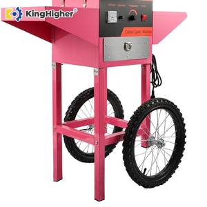 कार कवर और पहियों के साथ मोबाइल वाणिज्यिक कपास कैंडी मशीन आउटडोर घटनाओं और विक्रेता उपयोग के लिए इलेक्ट्रिक कैंडी फ्लॉस निर्माता - Product Image 5