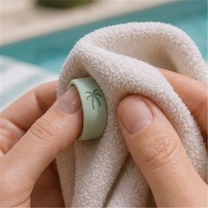 Housse de protection pour Oura Ring 4 Gen 3, en silicone, bloque le sable, la crème solaire et le sel, rinçage rapide, prête pour les vacances - Product Image 5