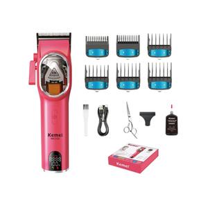 Cortadora de Pelo Profesional Kemei KM-2120, Cuerpo Metálico, Pantalla Digital, Motor sin Escobillas, Herramienta Eléctrica para Cortar el Cabello - Product Image 3
