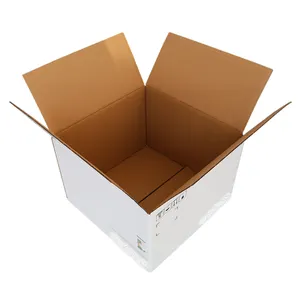 Extra große kunden spezifische weiße Karton verpackung Hochwertige Schachtel große Größe