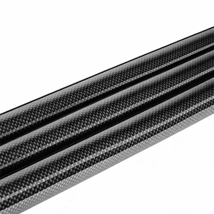 杜氏（DUSHI）制造商定制3K斜纹平纹光面哑光碳纤维管碳排气管碳纤维管材 - Product Image 1