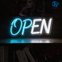 Enseigne LED 3D personnalisée avec lettres peintes, éclairage frontal, mini en acrylique, étanche IP65, pour entreprises, animaleries, salons de thé