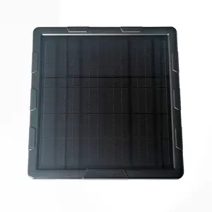Panel surya 6V 12V 5W panas pengisi daya baterai bank daya pengisi daya matahari dengan baterai 6000mah untuk kamera jejak berburu luar ruangan