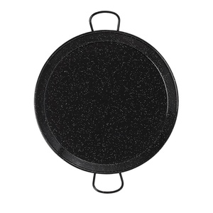 White Enamel <strong>Paella</strong> <strong>Pan</strong> Enameled Carbon Steel Frying <strong>Pan</strong> With Metal Handle From 18cm to 40cm <strong>Paella</strong> <strong>Pan</strong> for Sale - Product Image 4