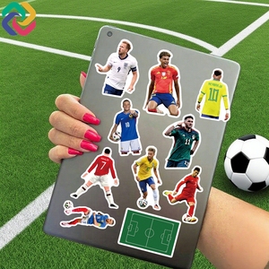 Offre Spéciale Coupe du Monde de Football 2026 : Autocollants Événementiels Étoiles du Sport, Tatouages Temporaires Imperméables en PVC, Étiquettes Imprimées UV Vernies - Product Image 4