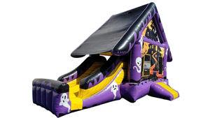 Emocionante y Aterrador Combo Inflable <span class=keywords><strong>de</strong></span> Trampolín y Tobogán, <span class=keywords><strong>Castillo</strong></span> Inflable para la Aventura <span class=keywords><strong>de</strong></span> los Niños en Halloween - Product Image 4