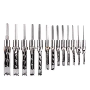 6 To 30 mm Square Hole Drill Bit Hole Reaming Square Auger Eyes Mortising Chisel Woodworking Tools For Carpentry Drill Bits