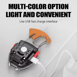 Mini <b>LED</b> <b>Flashlight</b> Keychain Lighter COB Technology IP44 Waterproof Rechargeable Battery 1-Year Warranty-Portable Camping - Product Image 2