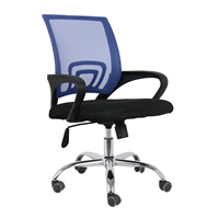 Chaise de bureau ergonomique en maille noire, économique, pour la maison et le bureau (vente en gros)
