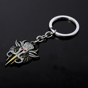 Regalo de moda juego <span class=keywords><strong>Baldur</strong></span>'<span class=keywords><strong>s</strong></span> <span class=keywords><strong>Gate</strong></span> 3 llavero aleación colgante collar - Product Image 5