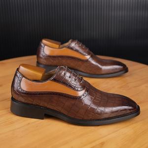 Zapatos de Vestir de Otoño Ligeros e Impermeables para Hombre, Hechos a Mano con Parte Superior de PU, Estilo Slip-On, Zapatos Mocasines Hechos a Medida, Venta al Por Mayor, Alta Calidad - Product Image 1